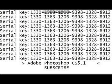 photoshop cs3 serial key free